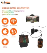 MK500 5-in-1 Mobile Gaming Keyboard Mouse Combo